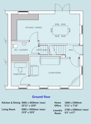 Ground Floor- click for photo gallery